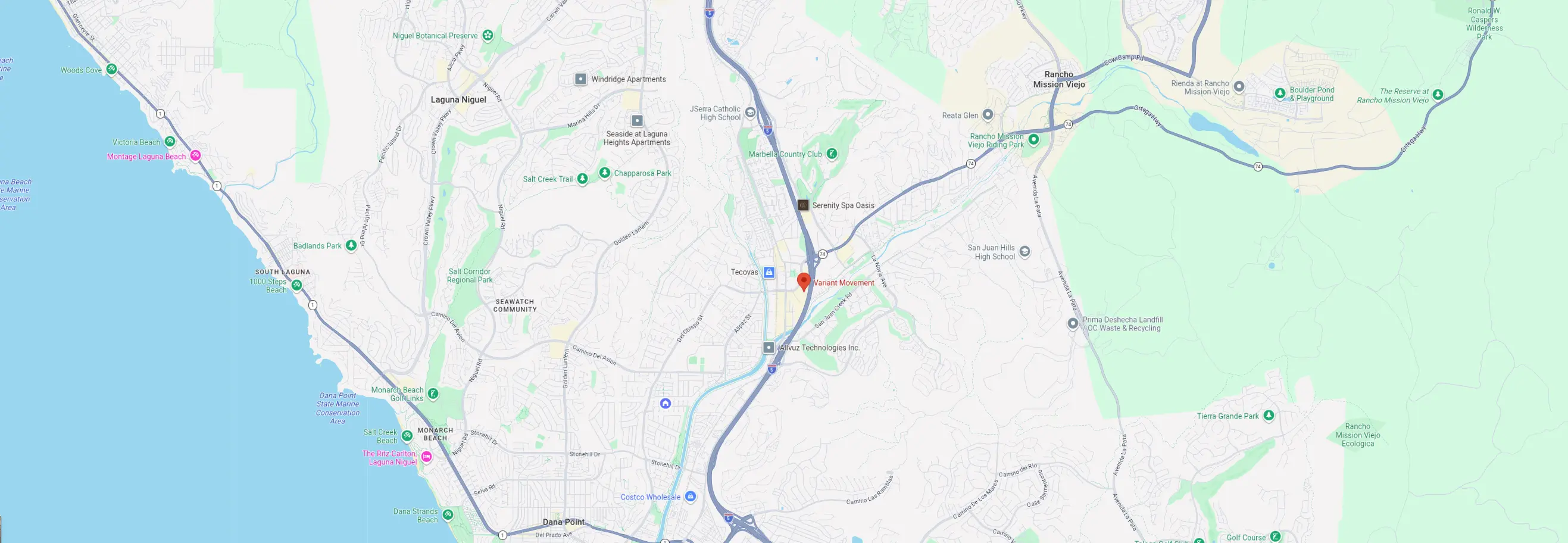 Studio Location Map